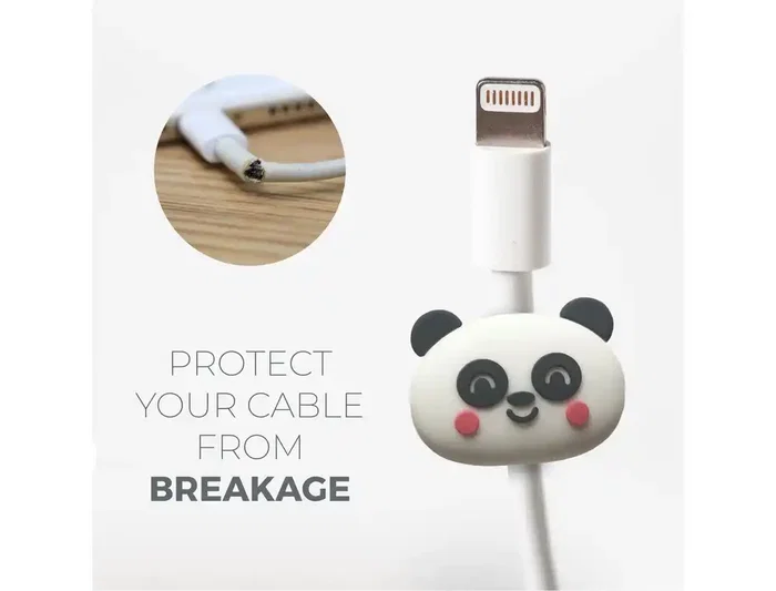 Mr. Wonderful Wilds - Pack de 3 Protectores de Cables para Cargadores y Auriculares, 25x10x60 mm