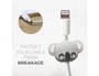 Mr. Wonderful Wilds - Pack de 3 Protectores de Cables para Cargadores y Auriculares, 25x10x60 mm