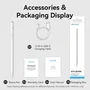 Vention KQGW0 - Lápiz Óptico para iPad con Rechazo de Palma, Inclinación, Interruptor Táctil y Carga USB-C - Color Blanco