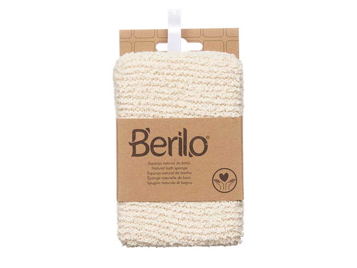 Berilo Esponja Normal Tejido Natural 14 cm x 5 cm x 9 cm Algodon 30% Espuma 40% Poliester 30% (Set de 24)