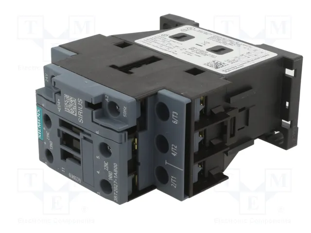 SIEMENS 3RT2027-1AB00 Contactor 3-polar 24VAC SIEMENS 3RT2027-1AB00 Contactor 3-polar 24VAC