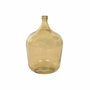 DKD Home Decor Jarrón de Cristal Reciclado Amarillo 34 L
