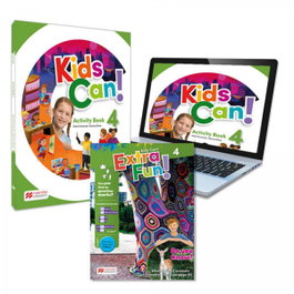 MACMILLAN, KIDS CAN! 4 Activity Book: Mark Omerond - (22).KIDS CAN! 4 ACTIVITY & EXTRAFUN +EPACK