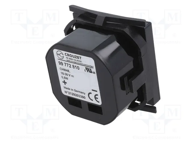 CROUZET Contador de tiempo de trabajo electromecánico CHM48 CROUZET Contador de tiempo de trabajo electromecánico CHM48
