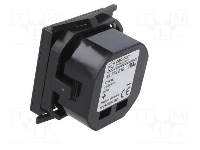 CROUZET Contador de tiempo de trabajo electromecánico CHM48 CROUZET Contador de tiempo de trabajo electromecánico CHM48