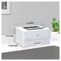 HP LaserJet Enterprise M406dn Impresora Láser Monocromo Dúplex Blanca