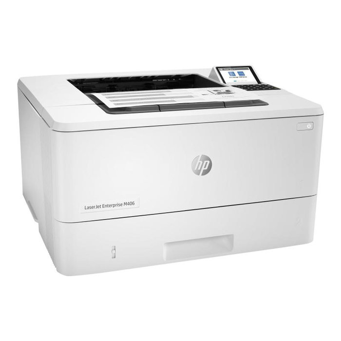 HP LaserJet Enterprise M406dn Impresora Blanco y Negro, hasta 40 ppm, Seguridad Dinámica (3PZ15A#B19)