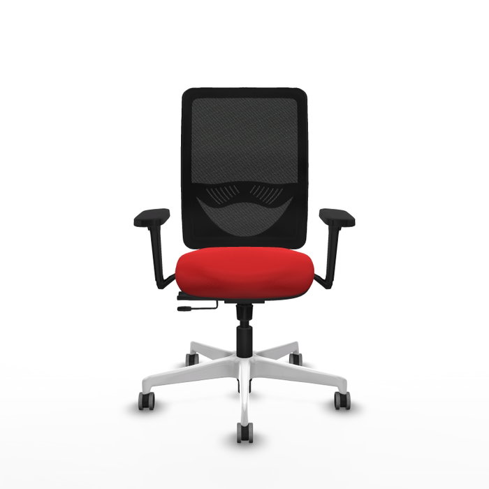 PIQUERAS Y CRESPO Silla de oficina Zulema con mecanismo Sincro/Traslack Rojo y Negro PIQUERAS Y CRESPO Silla de oficina Zulema con mecanismo Sincro/Traslack Rojo y Negro