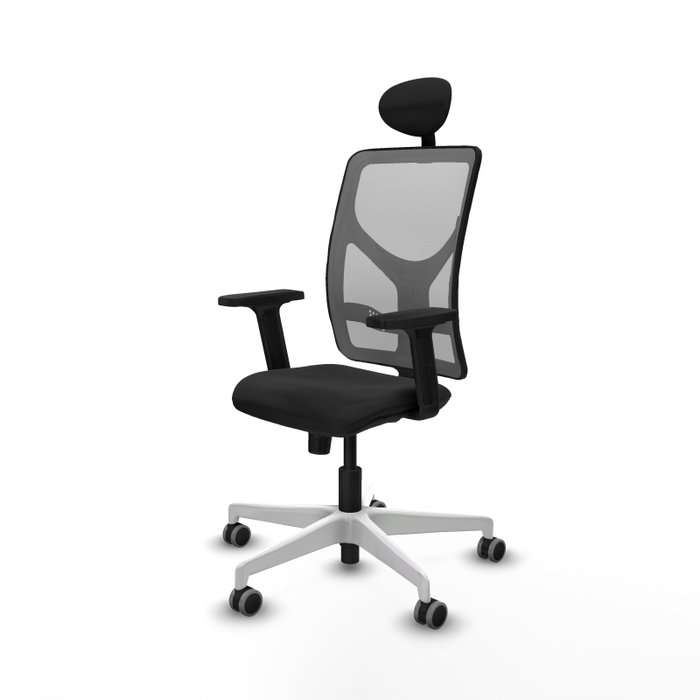 PIQUERAS Y CRESPO Silla de oficina Motilla con mecanismo Sincro, Negro y Gris PIQUERAS Y CRESPO Silla de oficina Motilla con mecanismo Sincro, Negro y Gris