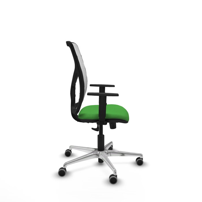 PIQUERAS Y CRESPO Silla de oficina Motilla con mecanismo Sincro Verde y Blanco