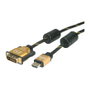 ROLINE Cable Adaptador de Vídeo HDMI a DVI (24+1) - 1 m