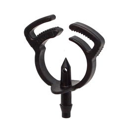 Blue Bird-Altadex Collarín Automático ø16-19 mm para Microtubo 4 mm, Polipropileno, Anti UV, Negro, 5 uds