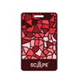 Scape Travel identificador de maleta 2D rojo 106*66mm