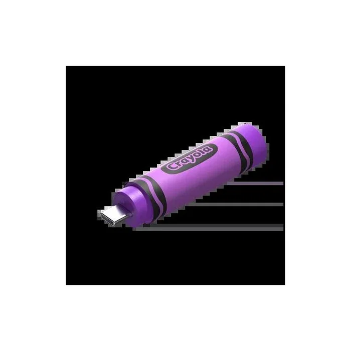 Sandisk crayola usb-c flash drive, 128 gb, - vivid violet (purple)