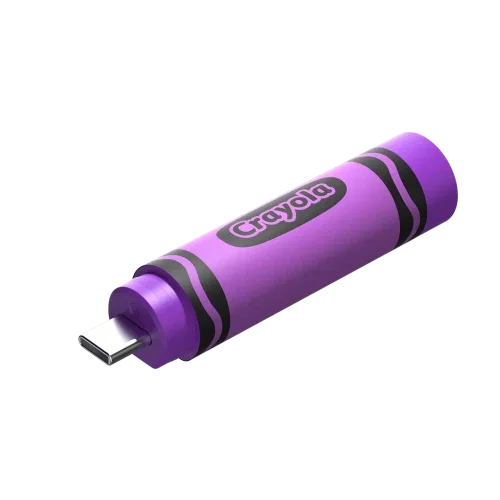 SanDisk Crayola USB-C Flash Drive 128 GB - Vivid Violet (Purple) SanDisk Crayola USB-C Flash Drive 128 GB - Vivid Violet (Purple)
