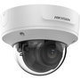 Hikvision Cámara IP Minidomo AcuSense 2MP Antivandálico con Lente Motorizado 2.8-12mm, IR 40m, WDR, H.265+, IK10, IP67, 12V/PoE, Audio y Alarma