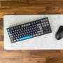 Phoenix Teclado Gaming Mecánico Compacto Royal 87 Teclas, Switches Outemu Brown, Keycaps PBT, Negro - Para Gaming y Oficina