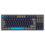 Phoenix Teclado Gaming Mecánico Compacto Royal 87 Teclas, Switches Outemu Brown, Keycaps PBT, Negro - Para Gaming y Oficina