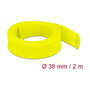 DeLOCK Funda trenzada estirable 2 m x 38 mm Amarillo