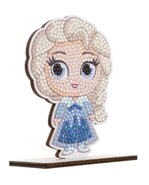 Crayola Kit Creativo de Cristales Brillantes Frozen Elsa, Actividad con Pegatinas, 12x19,5x1,5 cm