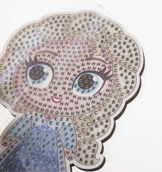 Crayola Kit Creativo de Cristales Brillantes Frozen Elsa, Actividad con Pegatinas, 12x19,5x1,5 cm
