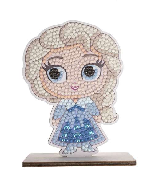 Crayola Kit Creativo de Cristales Brillantes Frozen Elsa, Actividad con Pegatinas, 12x19,5x1,5 cm