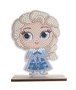 Crayola Kit Creativo de Cristales Brillantes Frozen Elsa, Actividad con Pegatinas, 12x19,5x1,5 cm
