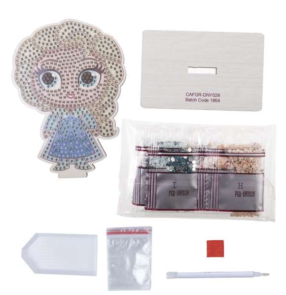 Crayola Kit Creativo de Cristales Brillantes Frozen Elsa, Actividad con Pegatinas, 12x19,5x1,5 cm