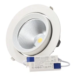 LIFUD Driver Downlight LED 40W CCT Circular Orientable Microprismático HOCOBCOR40WLI-CCT