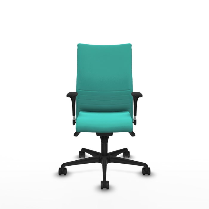 PIQUERAS Y CRESPO Silla Albacete Confidente con Mecanismo Sincro, Similpiel Turquesa, Brazos 1D PIQUERAS Y CRESPO Silla Albacete Confidente con Mecanismo Sincro, Similpiel Turquesa, Brazos 1D