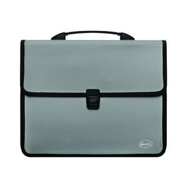 Maletin Forofis Pp Ribeteado A4 Con Asa Y Broche Plateado