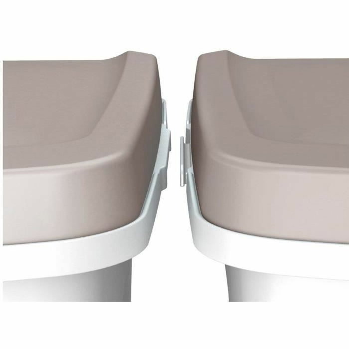 Kerbl Contenedor de Comida para Mascotas Marrón/Blanco 15 l