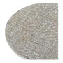 DKD Home Decor Mesita Auxiliar Estilo Indio Blanco Dorado 75 x 50 x 75 cm