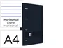Oxford Europeanbinder Live&Go Carpeta de Anillas A4+ Polyfoam Negro