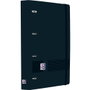 Oxford Europeanbinder Live&Go Carpeta de Anillas A4+ Polyfoam Negro