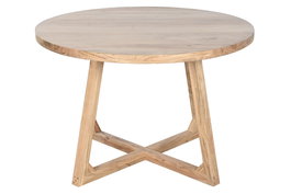 DKD Home Decor Mesa Redonda Comedor Acacia 140 x 76 x 140 cm