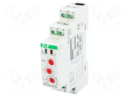 F&F Relé de tiempo PCU-510-DUO DPDT 250VAC/8A