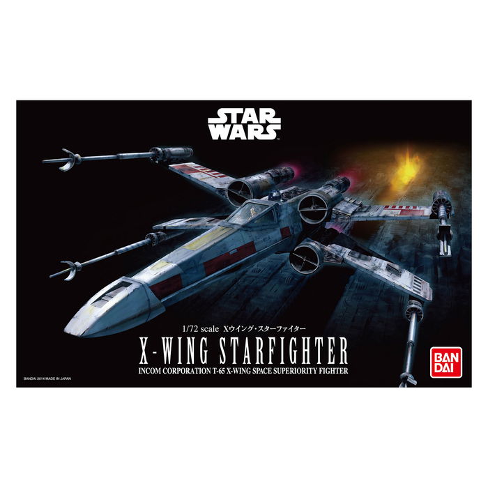 Revell Bandai Star Wars X-Wing Starfighter Maqueta Kit de Montaje Escala 1:72 para Coleccionistas Modelo de Nave Espacial