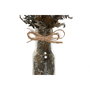 DKD Home Decor Set de 3 Flores Secas con Detalles en Cristal Blanco y Natural