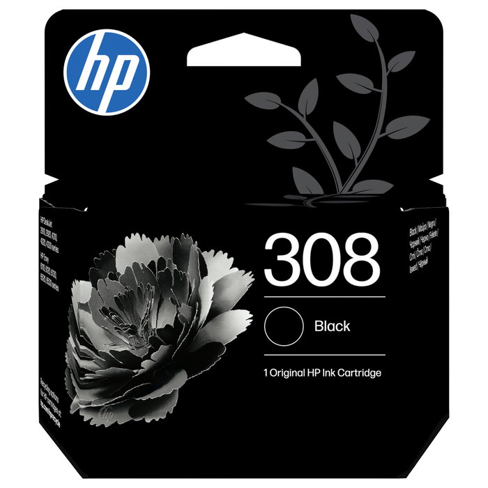 HP Cartucho de Tinta 308 Negro