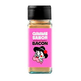 GIMME Sazonador Bacon 55 Gr - Sabor ahumado y salado para hamburguesas, patatas, pizzas y más.