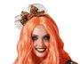 Diadema Halloween Calabaza Lazo Negro Cinta Para El Cabello Accesorio Disfraz Fiesta Temática
