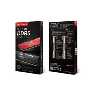 Team Group Vulcan FLBD516G5200HC40C01 16GB DDR5 5200MHz RAM DIMM Módulo de Memoria para PC, 288-pin, CL40, Intel XMP 3.0