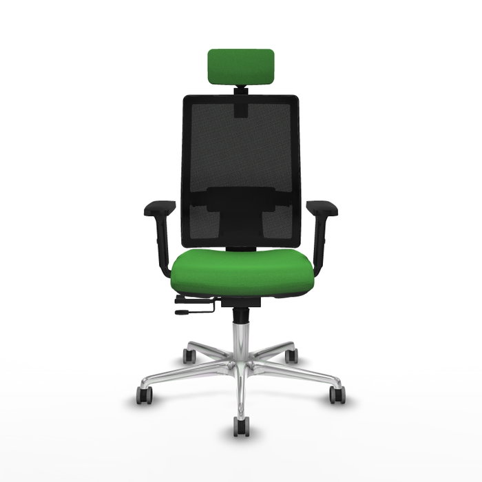 PIQUERAS Y CRESPO Silla de oficina Horna con mecanismo Sincro/Traslack, Verde y Negro PIQUERAS Y CRESPO Silla de oficina Horna con mecanismo Sincro/Traslack, Verde y Negro