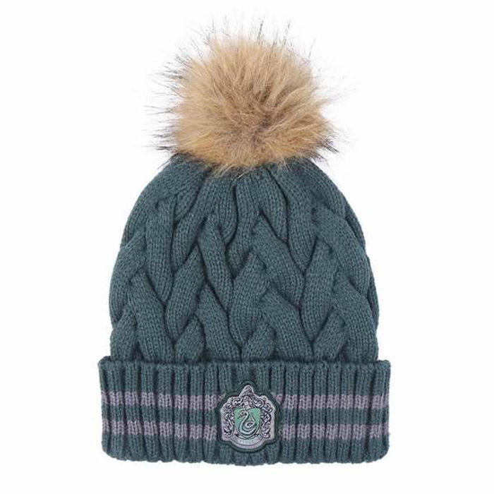 Cerdá Gorro Tricot Pompom Harry Potter Slytherin Verde Oscuro Cerdá Gorro Tricot Pompom Harry Potter Slytherin Verde Oscuro