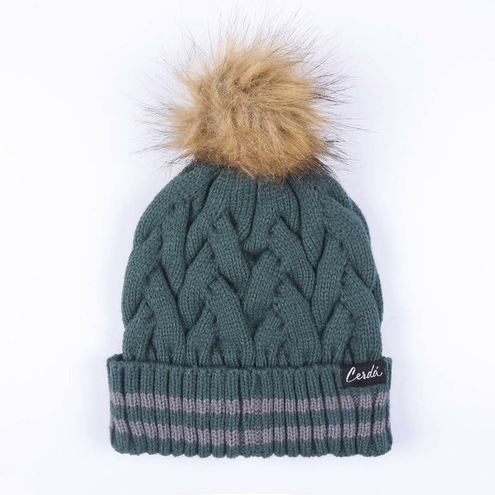 Cerdá Gorro Tricot Pompom Harry Potter Slytherin Verde Oscuro Cerdá Gorro Tricot Pompom Harry Potter Slytherin Verde Oscuro