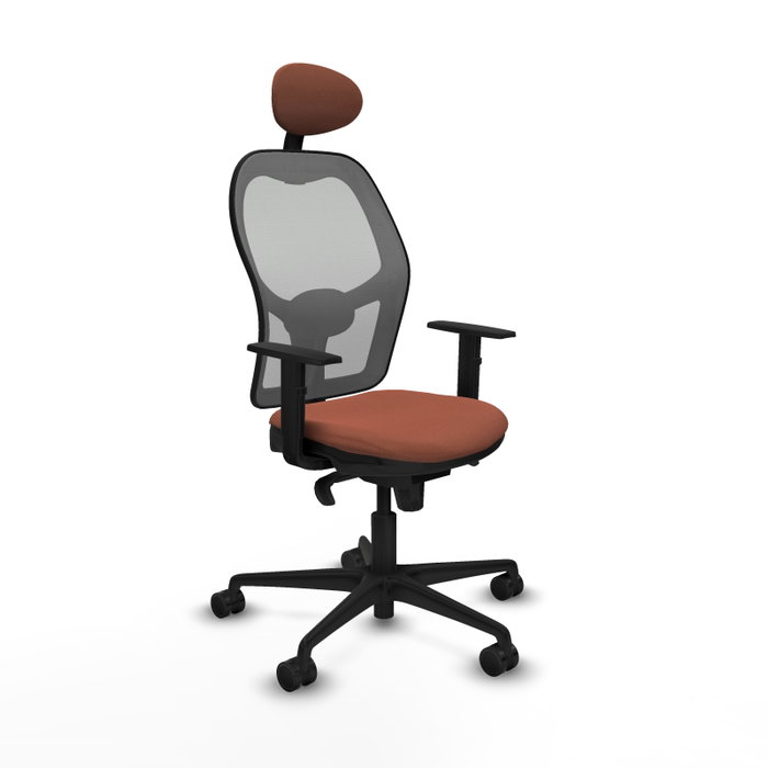 PIQUERAS Y CRESPO Silla de oficina Jorquera Marrón y Gris PIQUERAS Y CRESPO Silla de oficina Jorquera Marrón y Gris