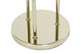 DKD Home Decor Lámpara de Pie de Metal y Cristal con Bolas Doradas