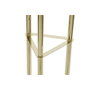 DKD Home Decor Lámpara de Pie de Metal y Cristal con Bolas Doradas