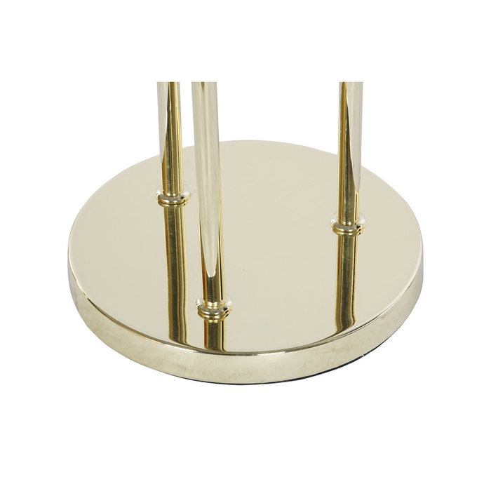 DKD Home Decor Lámpara de Pie de Metal y Cristal con Bolas Doradas DKD Home Decor Lámpara de Pie de Metal y Cristal con Bolas Doradas